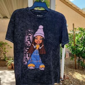 Sasha Graphic Black Women's Tee